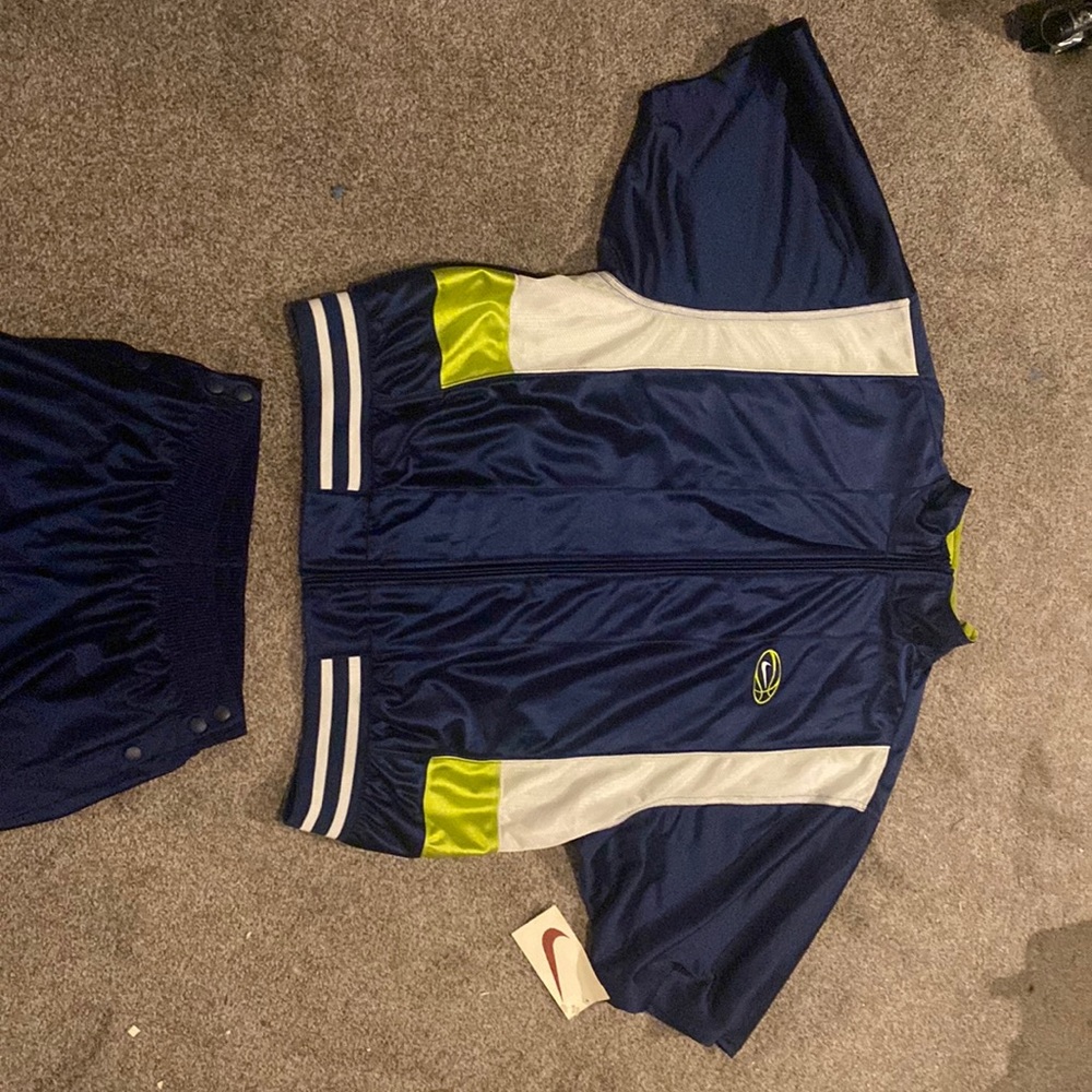 Navy mens nike warm up